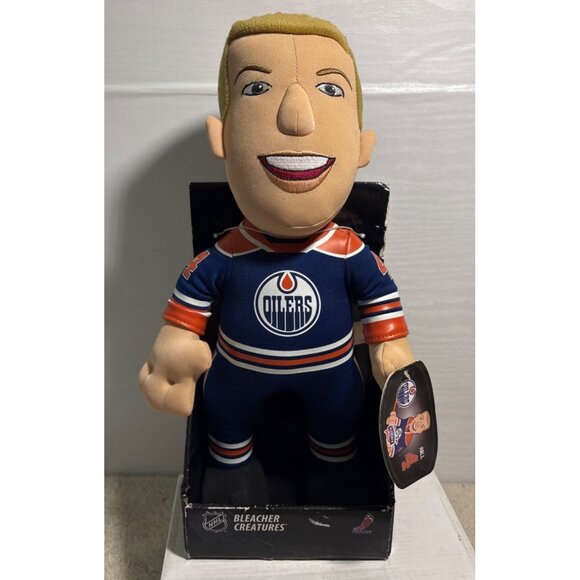 Taylor Hall Edmonton Oilers Bleacher Creatures NHL Plush Doll 14" Collectible - Picture 1 of 9